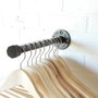 Hanah Home Boruraf108 Gancho de Tubo Gris
